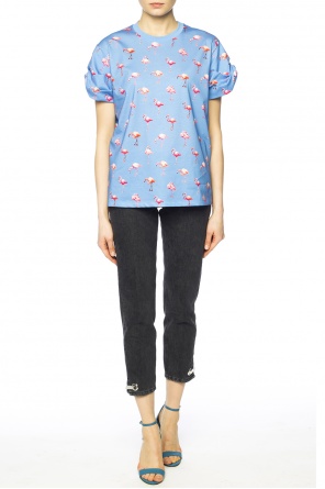 T-shirt with flamingos, zdjęcie 2 T-shirt with flamingos od Victoria Victoria Beckham